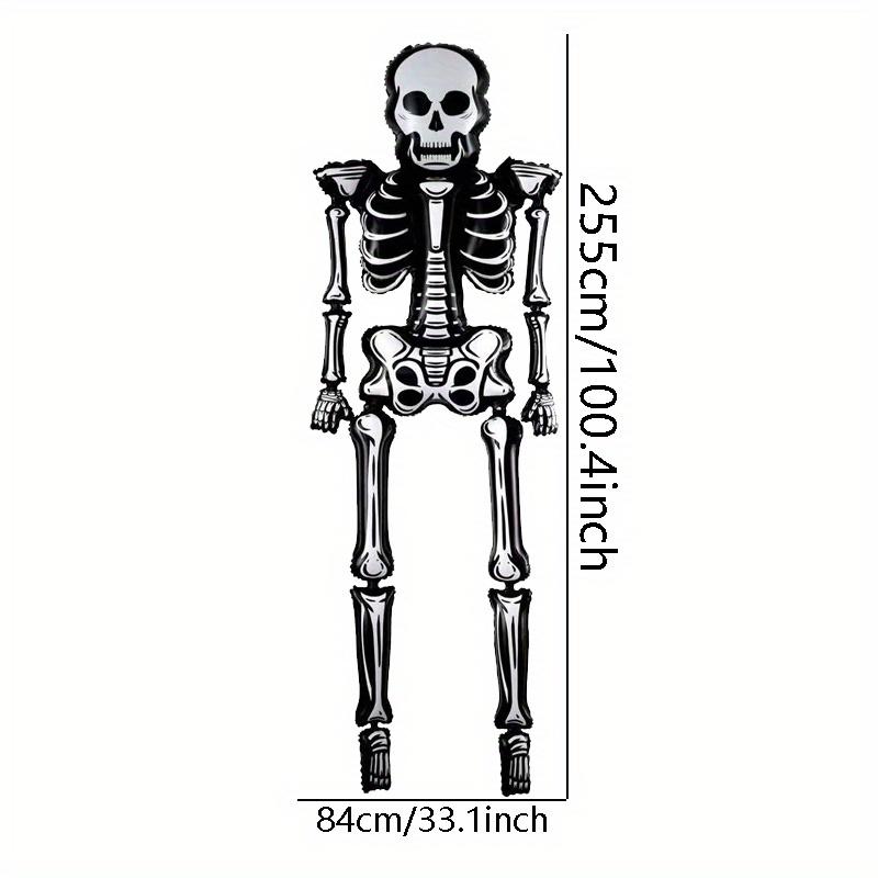 Halloween Balloon Decoration Halloween Black Spider Balloon Giant Skull Skeleton Balloon 2026 Halloween Decoration Home Supplies