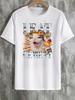 Mens Cursed Cat Meme TShirt with LEAT CEMENT  Sorry I Was Reading a Book Text  Funny Sarcastic Retro Vibe