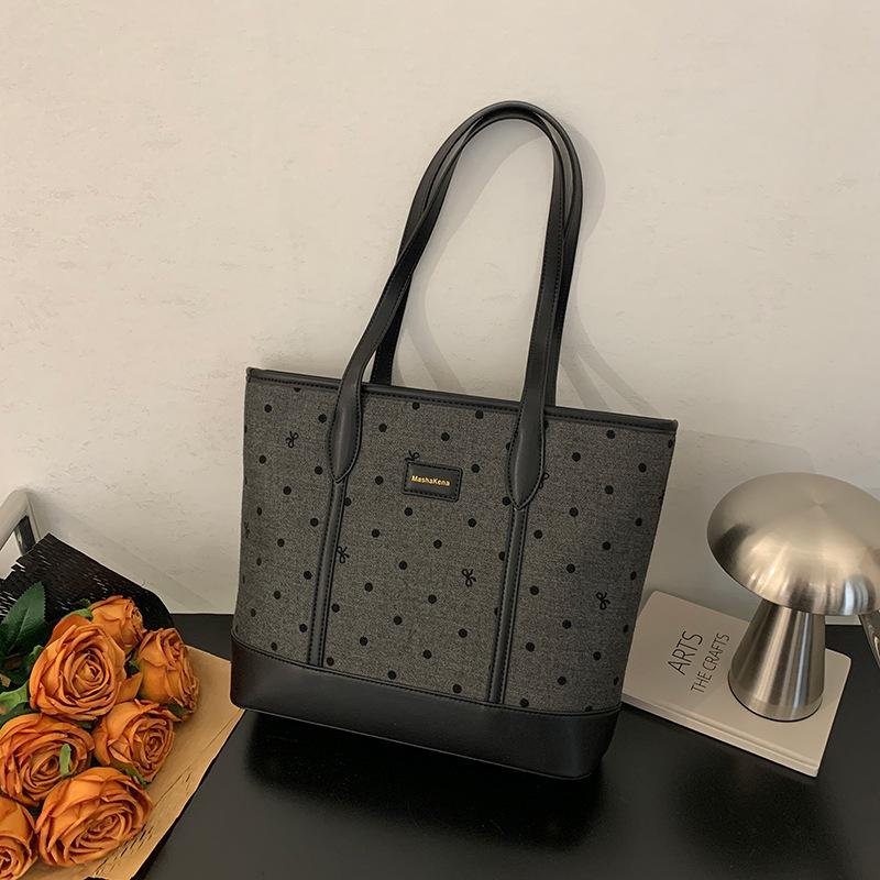 2025 Retro Women's Large-Capacity Tote & Crossbody Bag for College Students