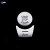 Silver Engine Start Stop Push button Stickers for BMW 5 6  7 series F10 GT F07