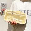 Bow Stationery Bag Transparent Pencil Case High Quality Pen Box  Gift