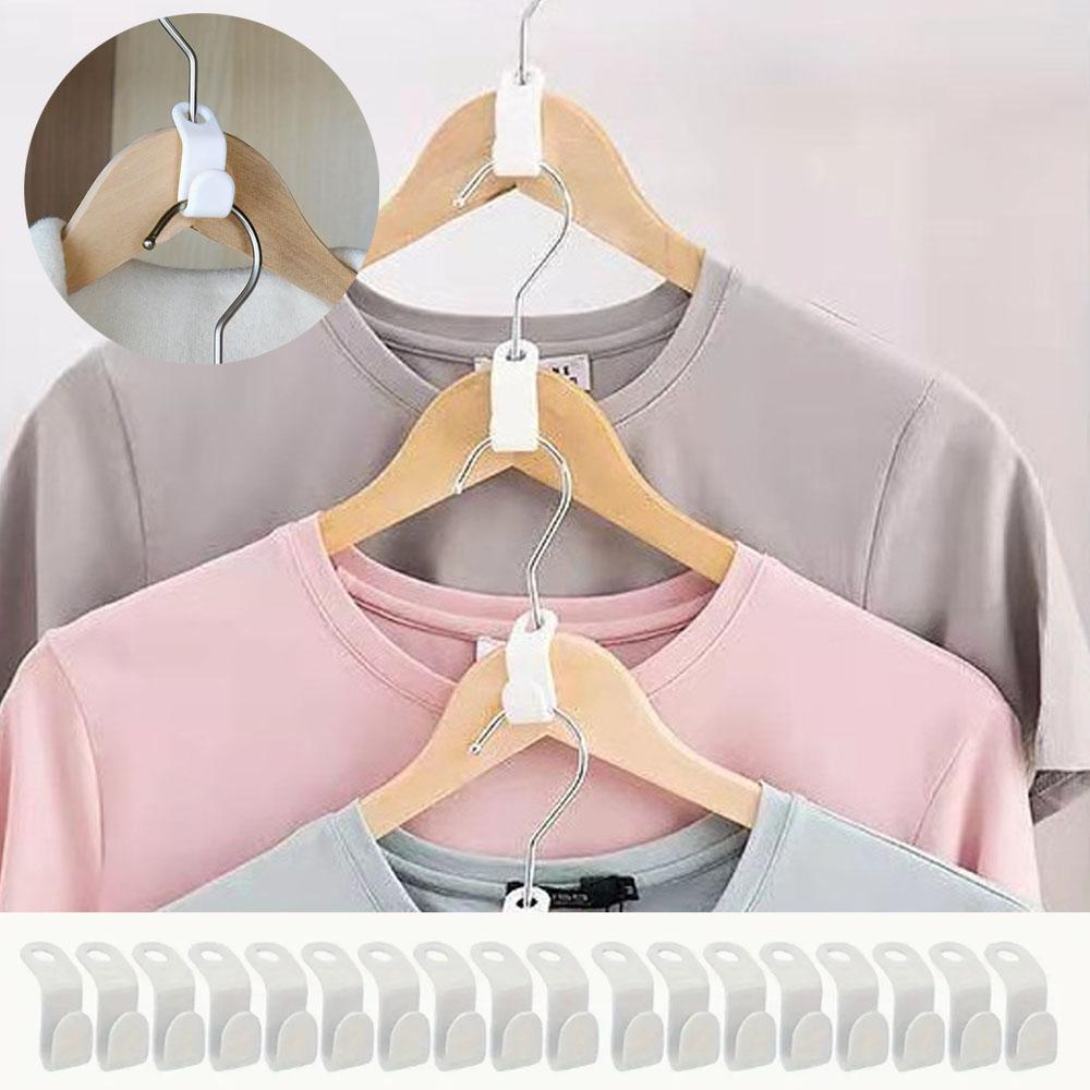 10Pcs/20Pcs Clothes Hanger Mini For Wardrobe Connector Hangers Wardrobe Space Hook Up Cascading Wardrobe Organizer Clothes