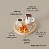 Handmade Mini Dollhouse Pastry Coffee Cup & Spoon Decoration Set