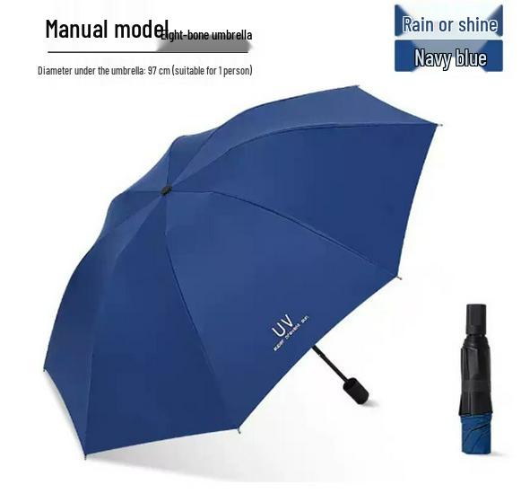 Extra Large Unisex Sunshade & UV Protection Folding Umbrella - Rain or Shine