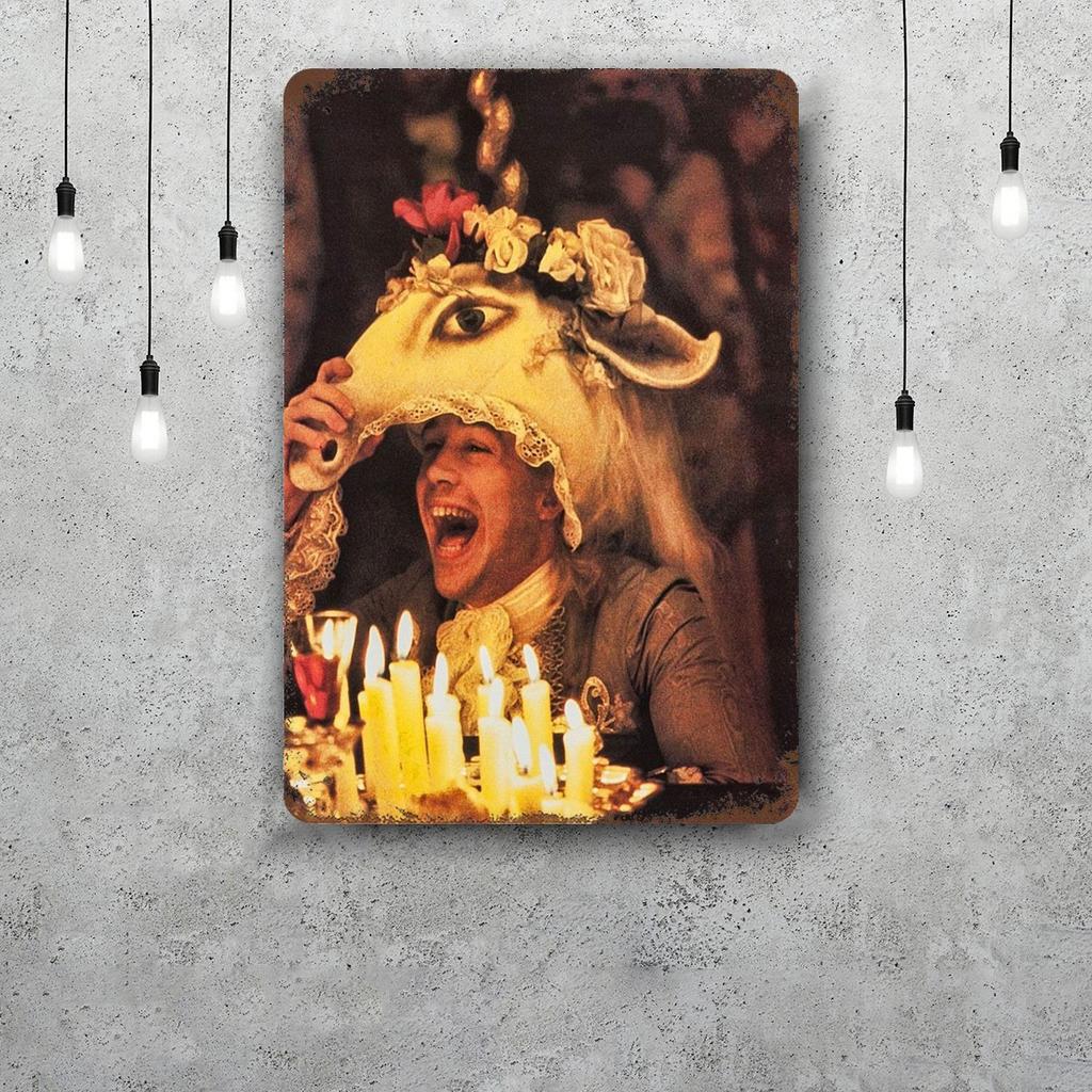 Amadeus Movie Funny Bar Metal Sign Retro Plaque Vintage Sign Alcohol Drinker Pub Club Man Cave Kitchen Wall Decoration
