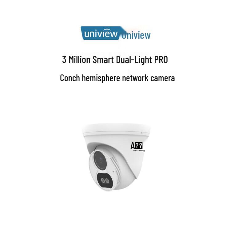 

Uniview 3MP Dual-Light Dome Network Camera