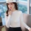 Women's Elegant Long-Sleeve Knit Base Layer Top