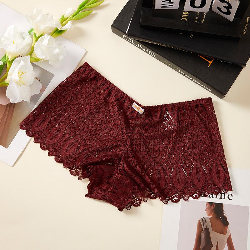 Amazing Sexy Panties Women Mid Waist Lace Thongs And G Strings Underwear High-quality Lingerie Hollow Out Transparent Int