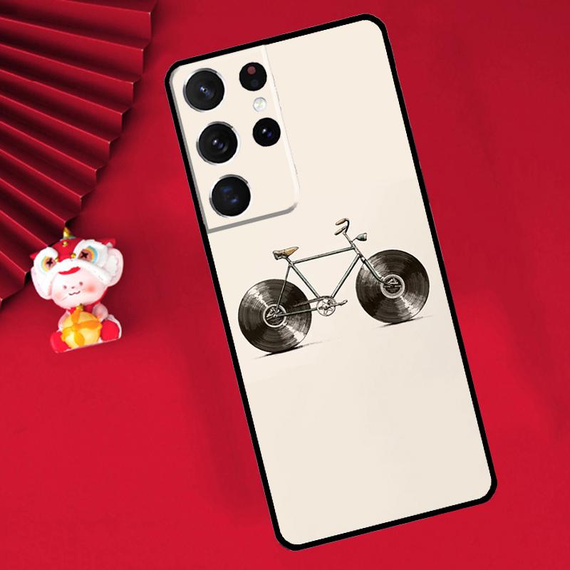 Bike Bicycle Cycling Case For Samsung Galaxy S26 S25 S24 Ultra S21 S20 S22 S23 Ultra S10 Plus S25 FE Cover Funda