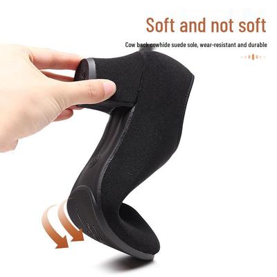 Women's High Heel Latin Dance Shoes - Adult Training & Teacher Oxford Square Dance Footwear
