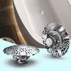 Quick Releases Bathtubs Drain Covers With Detachable Hair Trap Press Type Stoppers for 1.5 To 1.97Inch Drain Use