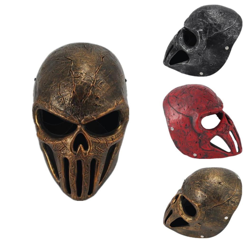 Stunning Resin Skull Mask For Halloween Festivities And Scary Costume Role Play