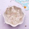 12Pcs Resin Colorful Kawaii Swan Dinosaur Cat Rabbit Butterfly Bear Figurines Flatback Rhinestone DIY Bow Decor Scrapbook Crafts