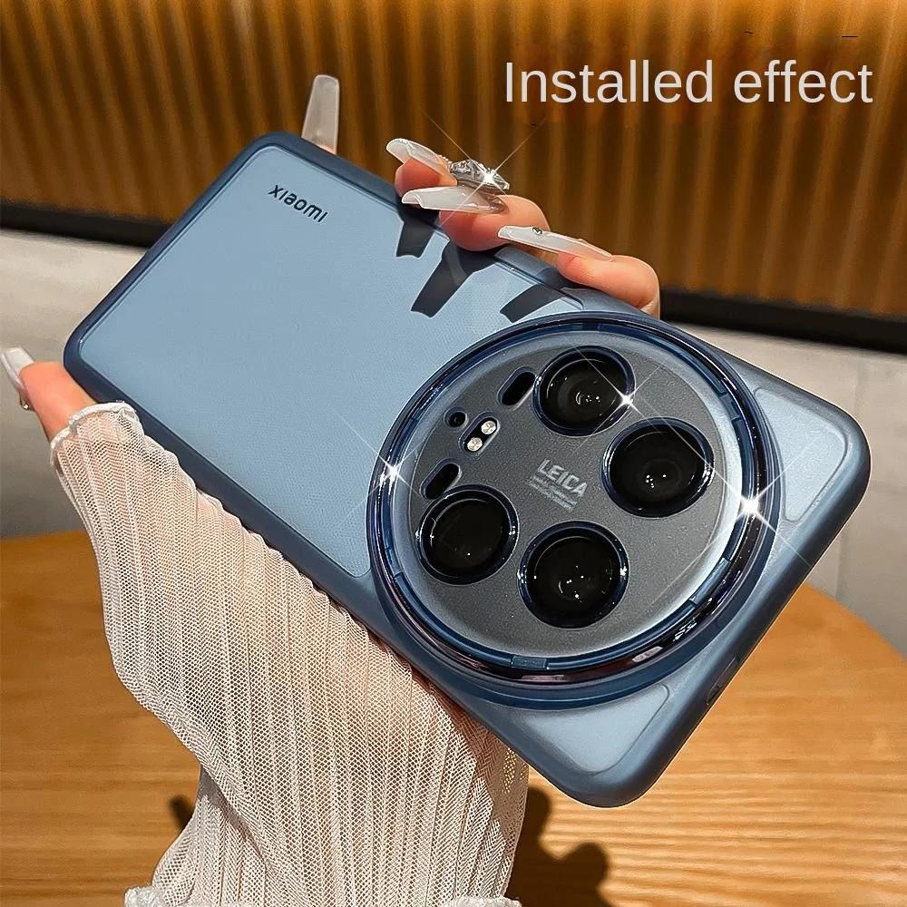 For Xiaomi 15 Ultra Transparent Camera Lens Film Silicone Case for Xiaomi Mi 14T 15 Pro 13 15ultra Shockproof Bumper TPU Cover