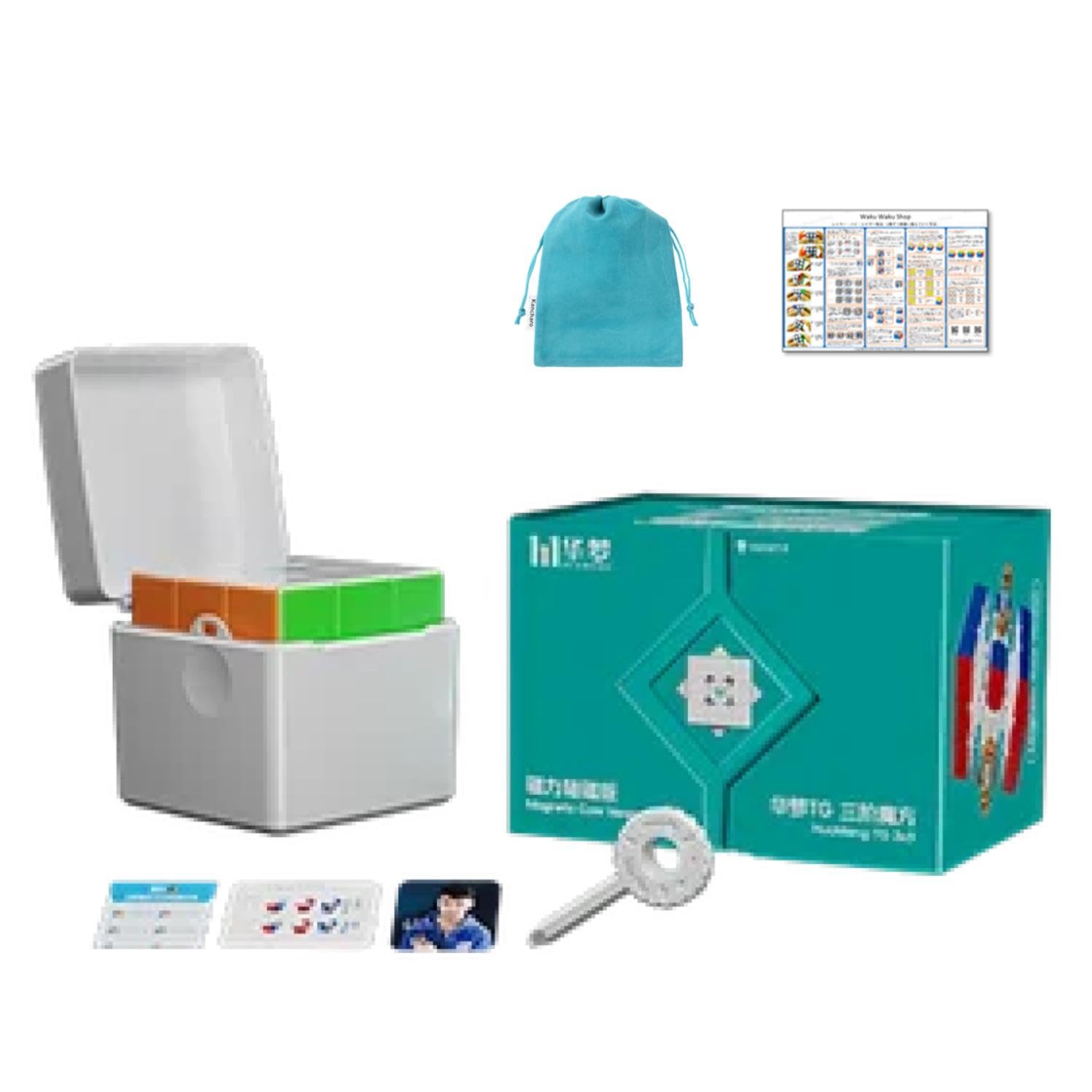 

MoYu HuaMeng TG 3x3 3x3 куб без наклеек соревновательный 3D-пазл с магнитным сердечником [С сумкой/оригинальный продукт] (Версия на магнитной подвеске)