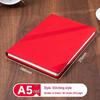 A5 Sheepskin Soft Leather Notebook – Customizable, Logo Printable, Thick Business Office Design