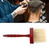 Barber Brush Neck Duster Wooden Long Handle Nylon Bristles Barber Brush Duster for Beauty Salon Hair Salon Home