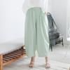 Summer Cotton and Linen Lantern Plus Size Loose Trousers Women's Casual Pants Fat Trousers