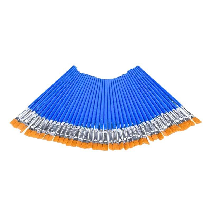 Wind-cut Nylon Flat Head Digital Oil Painting & Children's Painting Brush