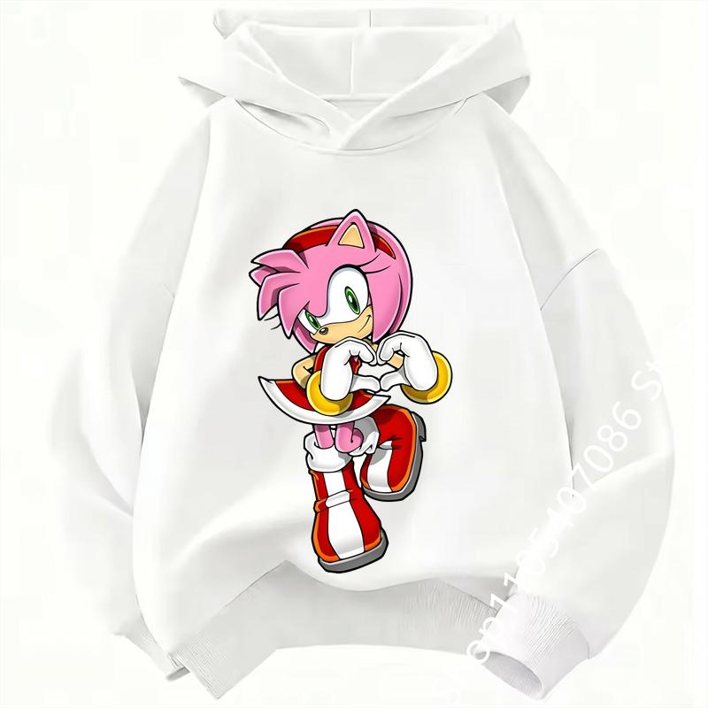 Boys Girls Outfits Clothing Kids Cute Cartoon Thick Hoodie Fashion Soft Clothes Sweatshirt