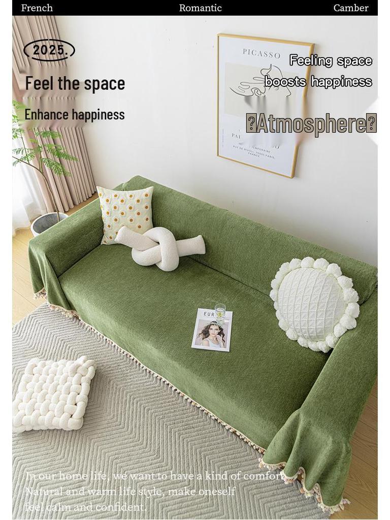 Uniwersalny wodoodporny pokrowiec na sofę z mikrofibry: Całoroczny, Odporny na mocz, Jednolity kolor