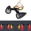 1 Paar Universal Motorrad Rot Gelb LED Bremslicht DRL Blinker Rücklicht