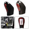 XC60 S60 V40 S80 2013-2017 ABS Carbon Fiber Style Car Gear Head Knob Cover Trim with Precise Fit and Strong Adhesion