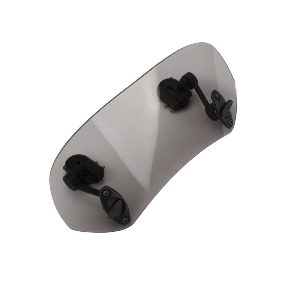 Versatile Motorcycle Adjustable High Windshield In Clear And Gray Colors