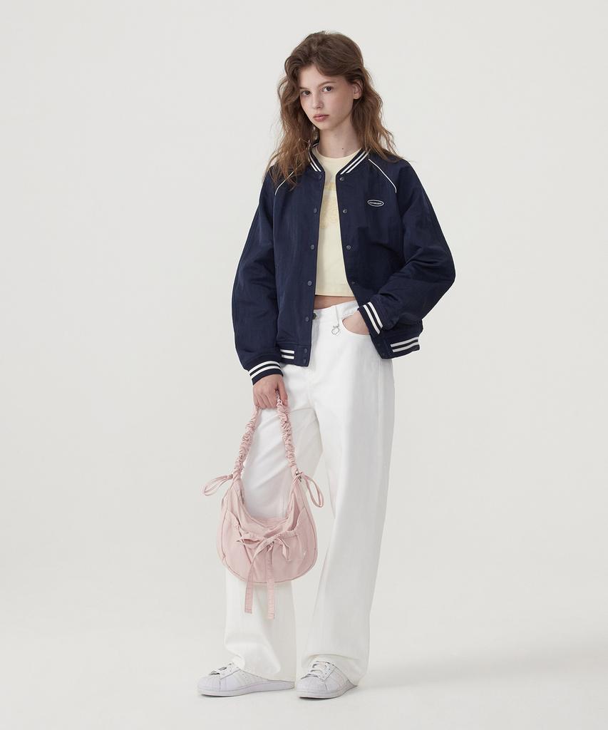 Covernat Woman Varsity Jacket Navy