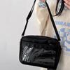 Borsa a Spalla Uniforme JK in PU Y2K Borsa a Tracolla in PVC Borsa Trasparente alla Moda Ita per Ragazze