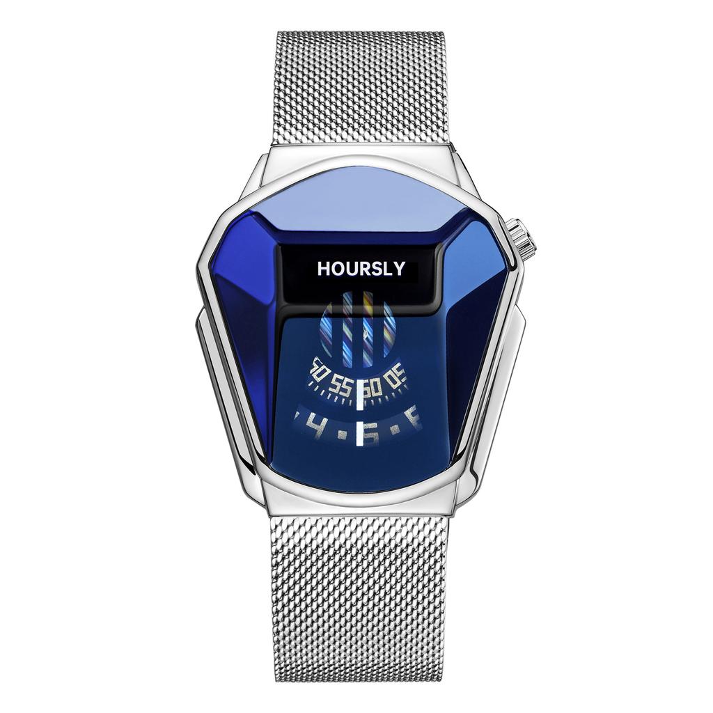 Alloy Men's Motorcycle Personalized Watch Waterproof Quartz Watch