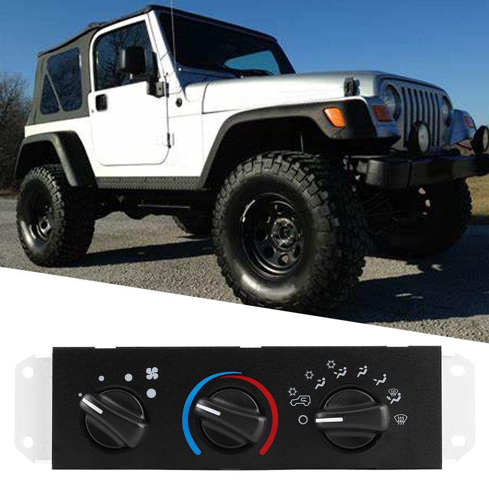 Controllo del riscaldatore AC per auto con interruttore del motore del ventilatore 55037473AB adatto per Jeep Wrangler