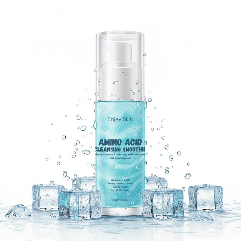 Amino Acid Acne Clearing Face Wash Sorbet Glycerin Hyaluronic Acid Foaming Cleanser