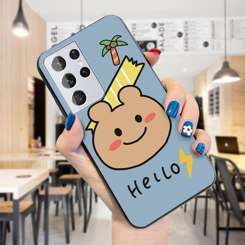 

Мальчики Девочки Мультфильм Пара Пить Бутылка Пивная Бутылка Кролик Медведь Корпус Redmi Note 13 Pro 4G