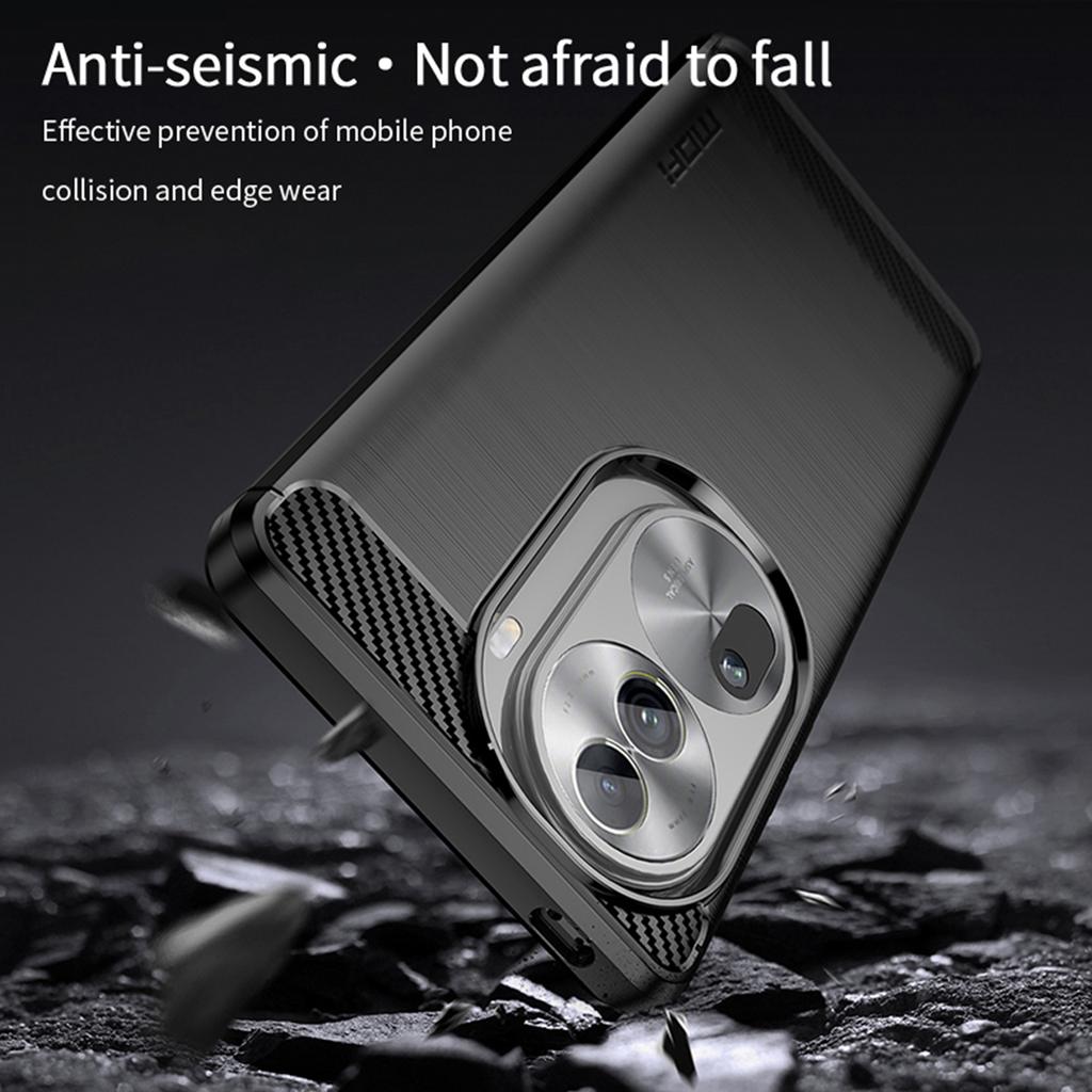 MOFI JK TPU Series-1 For Oppo Reno11 Pro 5G (Global) TPU Phone Case Carbon Fiber Texture Phone Cover