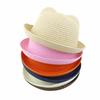 2018 Summer Baby Ear Decoration Lovely Children Character Solid Kid Floppy Panama Straw Hats Girls and Boys Sun Hat