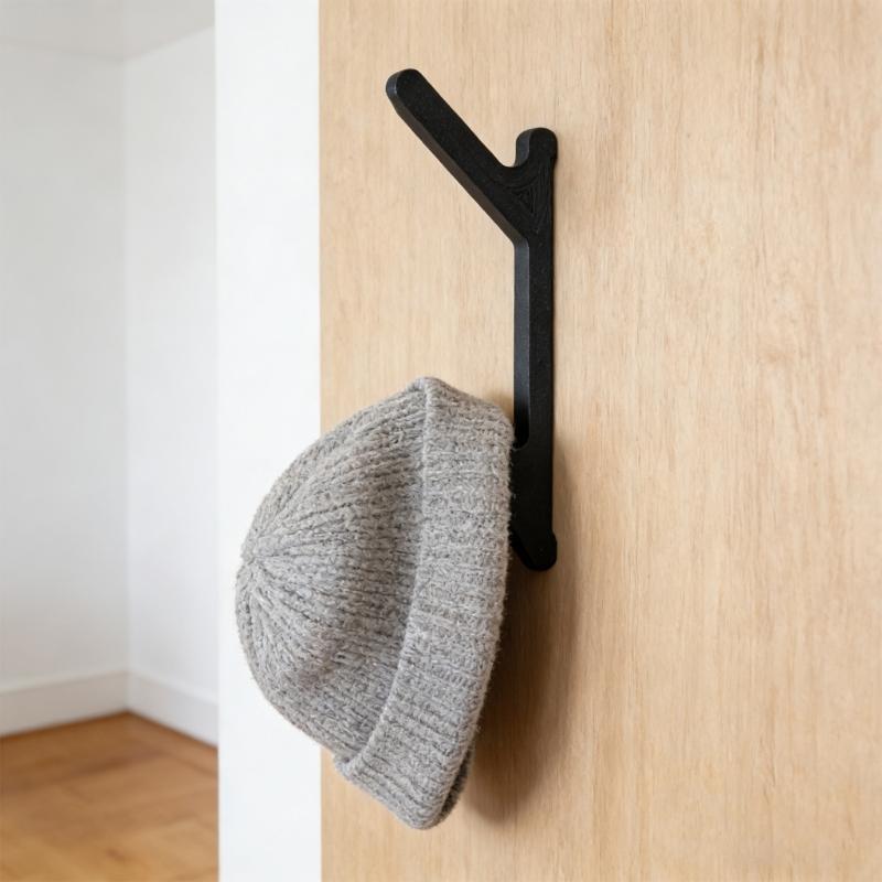 Strong Adhesive Hook For Organizing Coat Bags And Hat On Wall Door Without Drilling Easy To Install