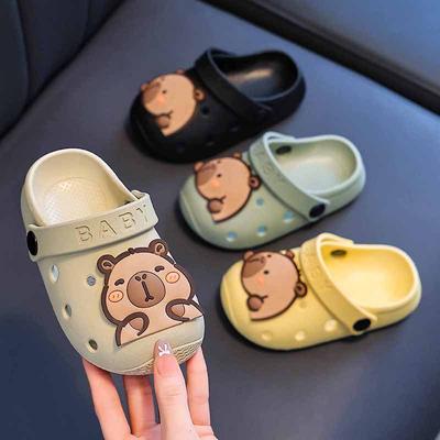 Girls' Shoes with Cartoon Designs, Boys' Shoes, Anti-slip Soft-soled Summer Slippers