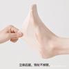 Women's 2026 Spring/Summer Invisible Cotton Bottom Anti-Slip Gel Heel Boat Socks - Ice Silk, Thin Deep Cut Style