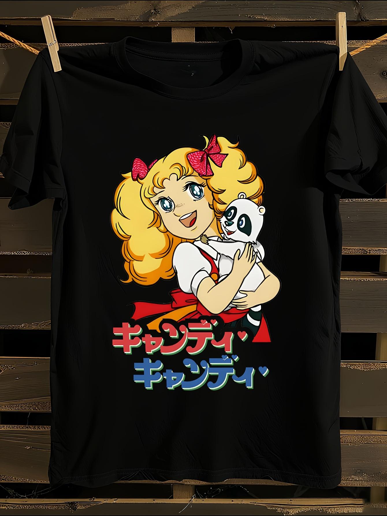 Vintage 80s Candy Candy Anime T-shirt XXL