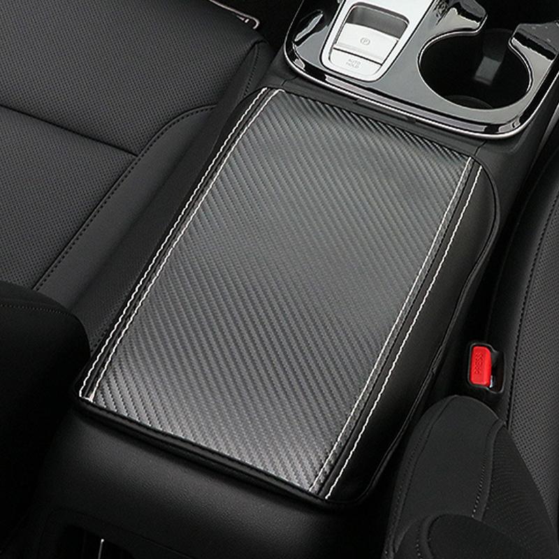 Car Leather Center Console Seat Box Pad Armrest Cover Protective Cover Case For Hyundai Tucson  2022 NX4 Hybrid