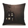 Halloween Linen Pillow Cover Printed Pillow Cover
