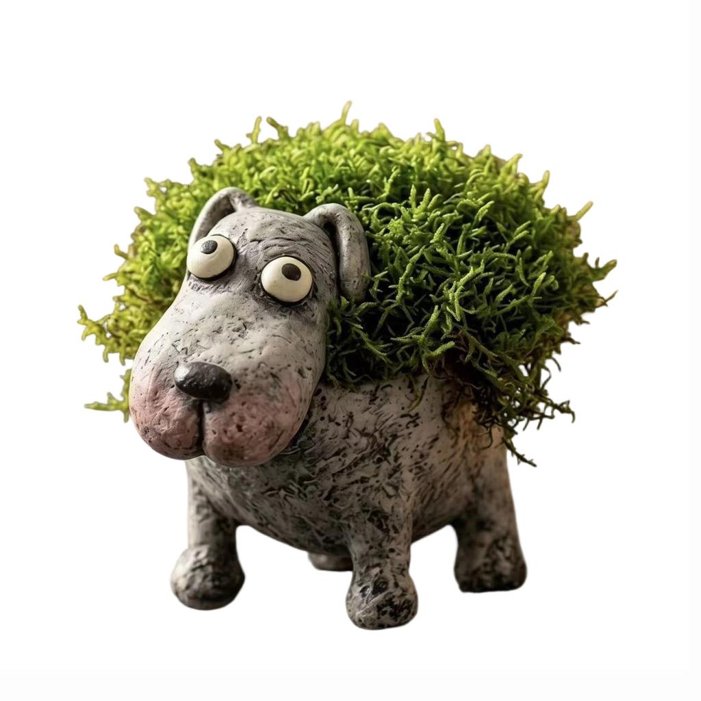 Animal Shaped Plant Pot Garden Planter Decorative Garden Container Resin Material Durable Outdoor Indoor Use Suitable for Succulents and Small Plants