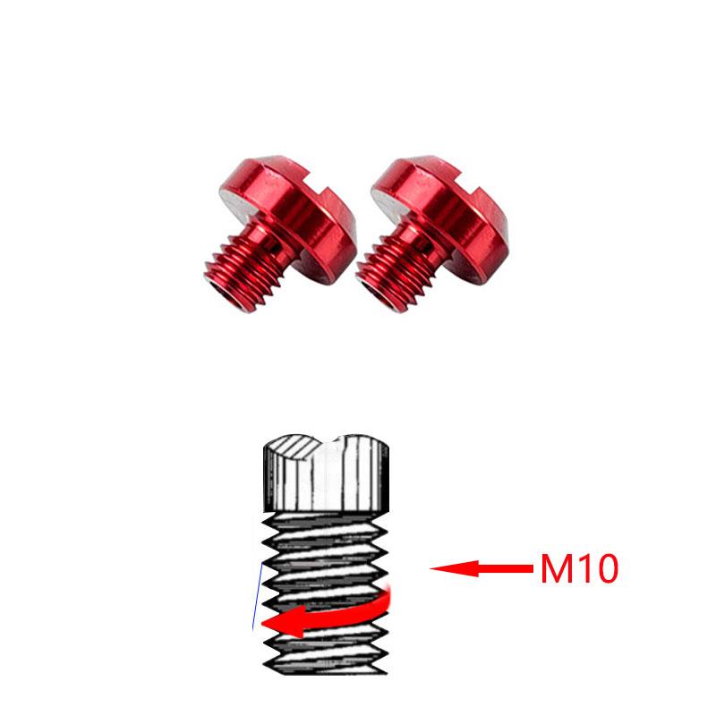 2pcs M8 / M10 Motorcycle Rear View Mirror Hole Plugs Screws Aluminum Alloy Parts Modification Accessories