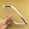For Jeep Compass 2017- Chrome Rear Bumper Reflector Fog Light Lamp Cover
