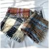 Women's Plaid Scarf - Windproof Warm Winter Scarf with Fringe Tassels Multi-Color Options for Casual & Formal Outfits, Scarf for Hair
