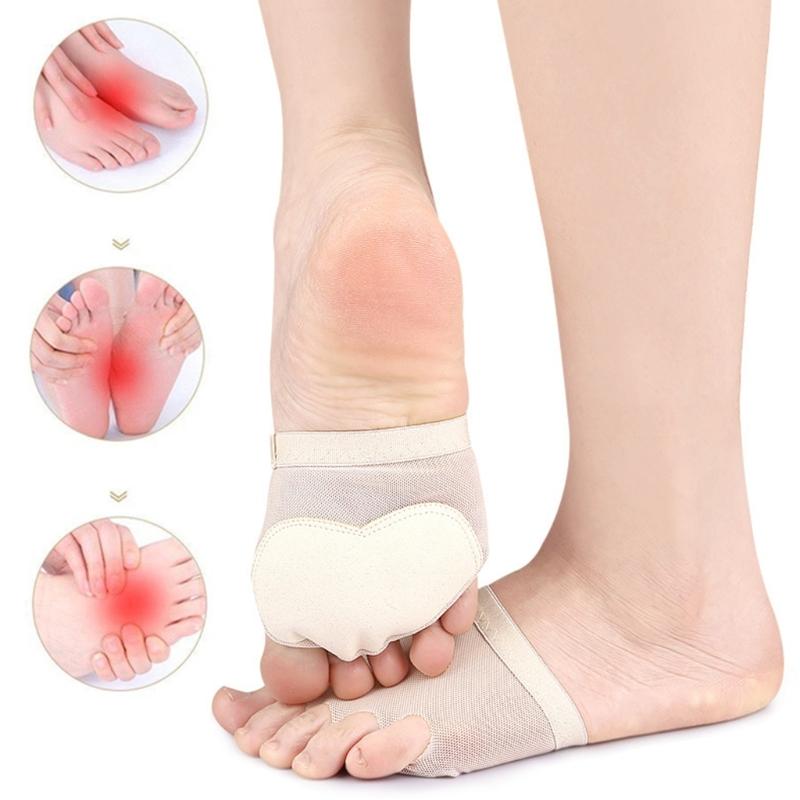Five Toe Forefoot Pad for Women High Heel Half Insoles Foot Care Absorbs Shock Sock Toe Pad Massaging Toe Pad