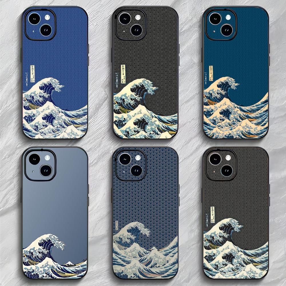 Fashion Japan The Great Wave Of Kanagawa Phone Case Phone Case Soft Packaging Lightweight For iPhone17 16 15 14 13ProMax