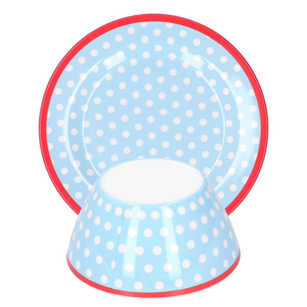 Schüssel Geschirrset Imitationsporzellan Obstsalat Dessertteller Essgeschirr