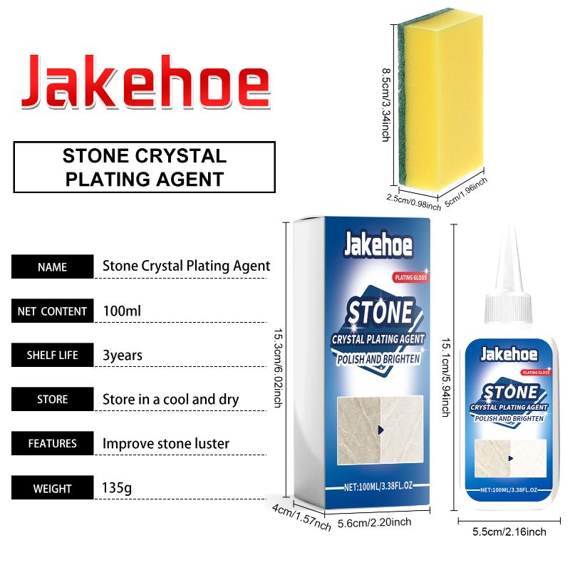 Stone Crystal Plating Agent for Kitchen Tile Surface Marble Floor Rejuvenation Long Lasting Brightening Easy Cleaning Home Care